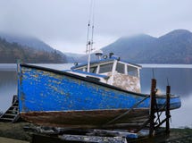 Old Lobster Boat Stock Image Old Lobster Boat Stock Image