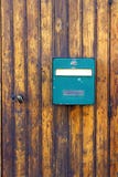 Old mailbox embedded ancient wood door france royalty free stock images Old mailbox embedded ancient wood door france royalty free stock images