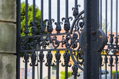 Old metal gate. stock images Old metal gate. stock images