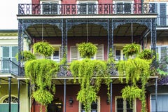 Old New Orleans Houses In French Royalty Free Stock Photography Old New Orleans Houses In French Royalty Free Stock Photography