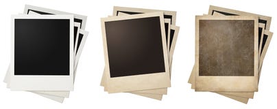 vintage polaroid template