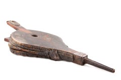 Old pair of bellows isolated Royalty Free Stock Photos Old pair of bellows isolated Royalty Free Stock Photos