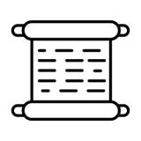 Old paper icon illustration isolated vector sign symbol royalty free illustration Old paper icon illustration isolated vector sign symbol royalty free illustration