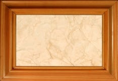 Old Paper In A Wooden Frame Stock Photos Old Paper In A Wooden Frame Stock Photos