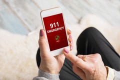 Old person dialing emergency number 911 on phone royalty free stock image Old person dialing emergency number 911 on phone royalty free stock image