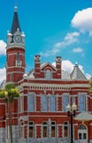 Old Red Brick Courthouse Stock Photography