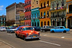 Old retro car in Havana,Cuba Royalty Free Stock Image Old retro car in Havana,Cuba Royalty Free Stock Image