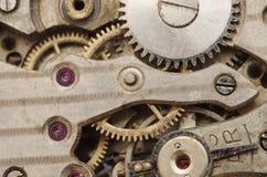 Old retro clockwork background. royalty free stock photography Old retro clockwork background. royalty free stock photography