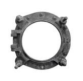 Old Round Ship’s Portal Isolated. Royalty Free Stock Images