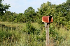 Old Rural Mailbox Royalty Free Stock Images Old Rural Mailbox Royalty Free Stock Images