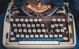 Old Rusty Grunge Buttons Typewriter royalty free stock image Old Rusty Grunge Buttons Typewriter royalty free stock image