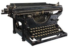 Old Rusty Typewriter Royalty Free Stock Photography Old Rusty Typewriter Royalty Free Stock Photography