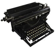 Old Rusty Typewriter Stock Image Old Rusty Typewriter Stock Image