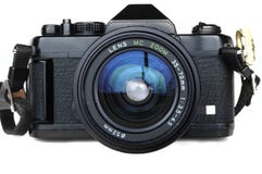 Old SLR Royalty Free Stock Image Old SLR Royalty Free Stock Image