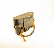 Old Soviet Rangefinder Camera In Leather Case On White Background Royalty Free Stock Image Old Soviet Rangefinder Camera In Leather Case On White Background Royalty Free Stock Image