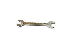 Old spanner isolate on white background stock image Old spanner isolate on white background stock image