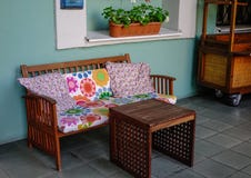 Old style wooden sofa suite royalty free stock images Old style wooden sofa suite royalty free stock images