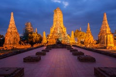 Old Temple wat Chaiwatthanaram of Ayuthaya stock images Old Temple wat Chaiwatthanaram of Ayuthaya stock images