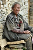 Old Tibetan Man Portrait Stock Photography Old Tibetan Man Portrait Stock Photography