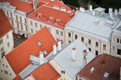 Old town Estonia and the buildings royalty free stock image Old town Estonia and the buildings royalty free stock image