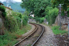 Old train track stock photo Old train track stock photo