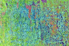 Mixed media artwork, abstract colorful artistic painted layer in light green, yellow, blue color palette on grunge texture royalty free stock images Mixed media artwork, abstract colorful artistic painted layer in light green, yellow, blue color palette on grunge texture royalty free stock images