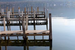 Old Wood Piers At The Beach Stock Photo Old Wood Piers At The Beach Stock Photo