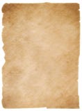 Old worn paper sheet isolated wirh clipping path included stock photography Old worn paper sheet isolated wirh clipping path included stock photography