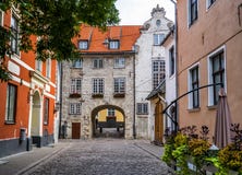 Oldest medieval building in Riga, Latvia Stock Image Oldest medieval building in Riga, Latvia Stock Image