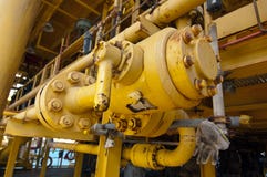 Olie en gas het zeewerk van de de industriepijp royalty-vrije stock afbeelding Olie en gas het zeewerk van de de industriepijp royalty-vrije stock afbeelding