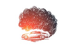 Oljetrumma och världsöversikt Den drog handen skissar den isolerade illustrationen vektor illustrationer Oljetrumma och världsöversikt Den drog handen skissar den isolerade illustrationen vektor illustrationer
