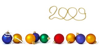 �ollection Of Holiday Spheres Stock Photos