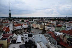 Olomouc view from the tower stock photo Olomouc view from the tower stock photo