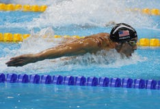 Olympic champion Michael Phelps of United States competing at the Men's 200m butterfly at Rio 2016 Olympic Games