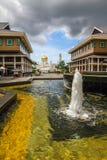 Omar Ali Saifudding Mosque-Bandar Seri Begawan stock foto Omar Ali Saifudding Mosque-Bandar Seri Begawan stock foto
