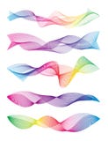 Onda de muitas linhas coloridas ilustração do vetor Onda de muitas linhas coloridas ilustração do vetor
