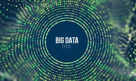 Onda della maglia della particella del cerchio Fondo astratto di scienza di codifica di bigdata Grande tecnologia di sicurezza de illustrazione vettoriale Onda della maglia della particella del cerchio Fondo astratto di scienza di codifica di bigdata Grande tecnologia di sicurezza de illustrazione vettoriale