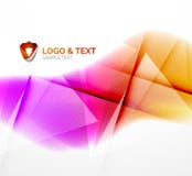 Onda, roxo e laranja do negócio ilustração stock Onda, roxo e laranja do negócio ilustração stock