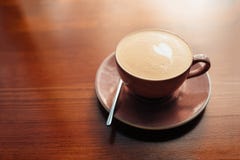 One cup of cappuccino stock image One cup of cappuccino stock image
