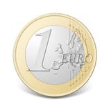 One euro coin.