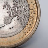 One Euro Coin Stock Image