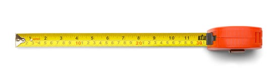 One Foot Tape Measure royalty free stock photography One Foot Tape Measure royalty free stock photography