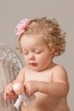 One Year Old Baby Girl Stock Images