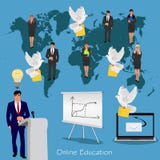 Online education concept, science and education, vector illustration vector illustration Online education concept, science and education, vector illustration vector illustration