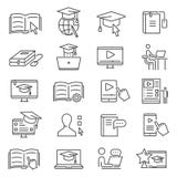 Online learning icon stock illustration Online learning icon stock illustration
