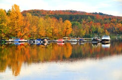 Shrink Wrapped Boats In Snow Stock Image - Image of winter 