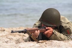 Ontspruitende Militair stock afbeelding Ontspruitende Militair stock afbeelding