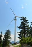 Oog van de Wind, de turbine op Hoenberg, Vancouver royalty-vrije stock afbeeldingen Oog van de Wind, de turbine op Hoenberg, Vancouver royalty-vrije stock afbeeldingen