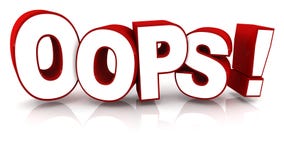 oops Zdjęcia Royalty Free oops Zdjęcia Royalty Free