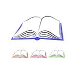 Open clear book illustration stock illustration Open clear book illustration stock illustration